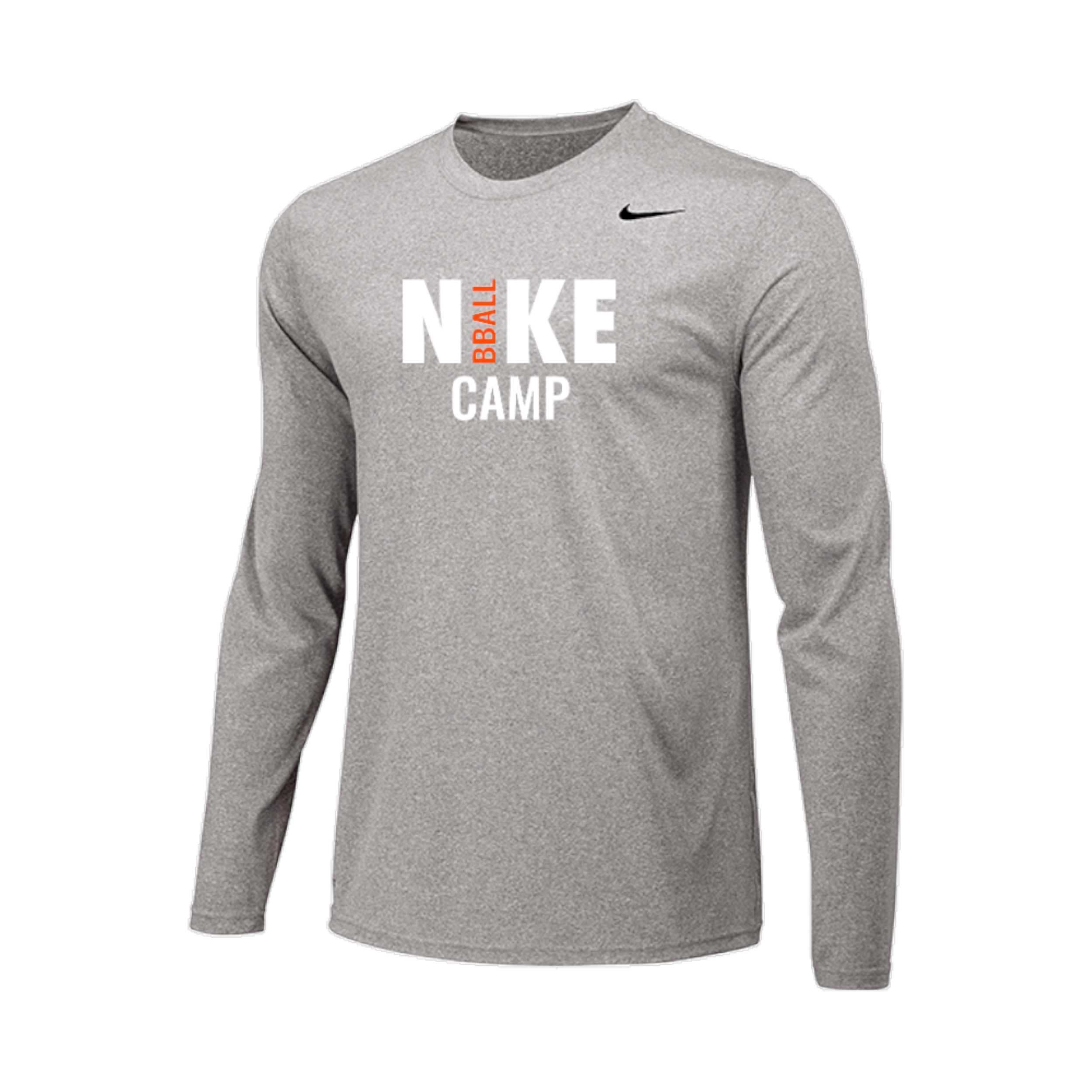 2025 Nike Basketball Camps Long Sleeve Shooter Shirt Carbon