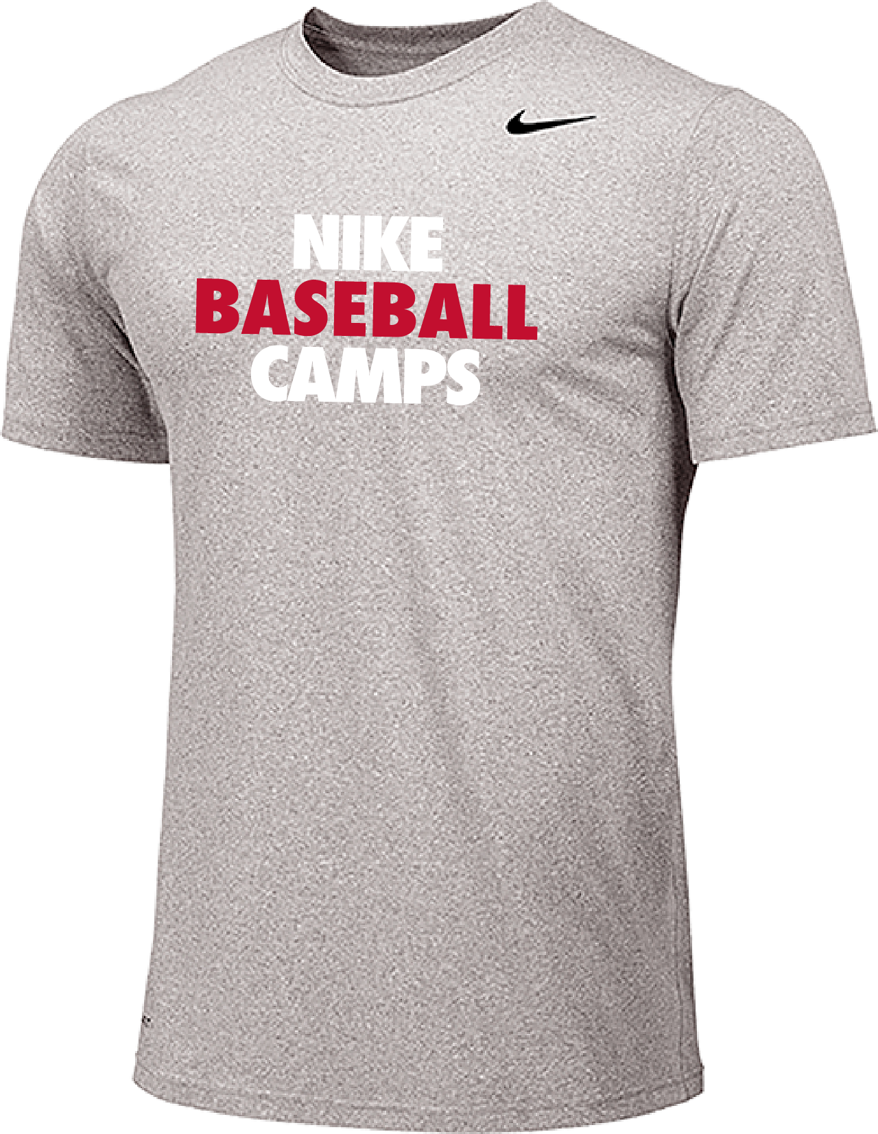 Nike Baseball Camps Short Sleeve Dri Fit Tee Carbon Heather US Sports Camps