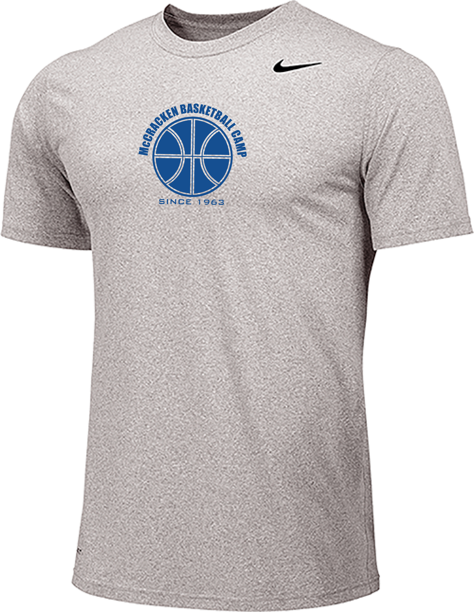 McCracken Basketball Camp Short Sleeve Dri-Fit Practice Tee - Carbon H ...