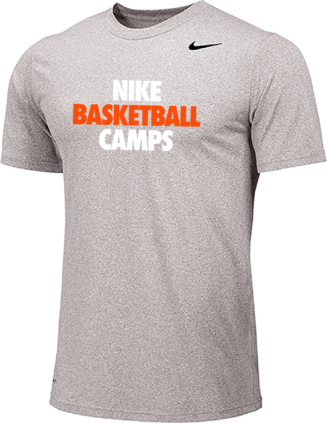 Nike Basketball Camps Short Sleeve Dri Fit Tee Carbon Heather