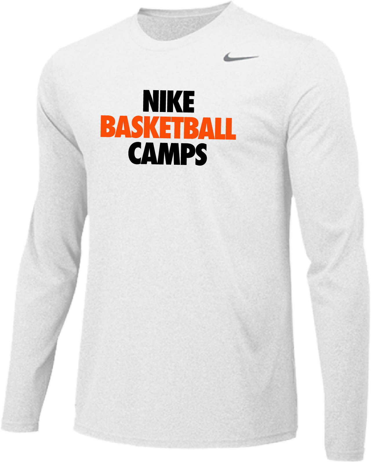 Nike Basketball Camps Long Sleeve Dri-Fit Tee - White – US Sports